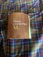 New Mens Plaid Fleece Pajama Nightwear Pant Lounge Pants Size S M L XL
