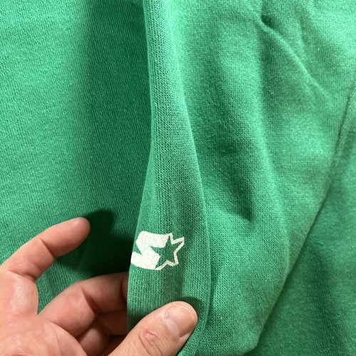 NWOT Vintage 80s Starter Blank Crewneck Sweatshirt Green Small Cotton Acrylic - Picture 8 of 11