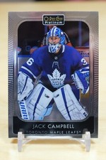 2021-22 OPC Platinum Base #58 Jack Campbell - Toronto Maple Leafs