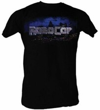 Adult Unisex 1980s Robocop Movie Logo Lightweight T-shirt