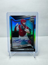 2022 Elite Extra Prime Numbers JIMMY CROOKS C Die Cut Auto /210 #127 Cardinals