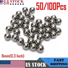 50/100Pcs Slingshot Carbon Steel Balls Hunting Catapult Ammo for Outdoor Shoot