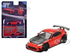 TOYOTA GR86 "LB-NATION" RED 1/64 DIECAST MODEL CAR BY MINI GT MGT00885