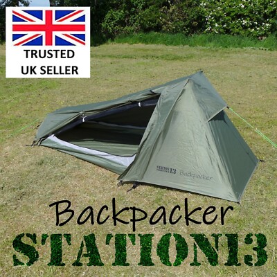 STATION13 Backpacker - 1 Person Backpacking Zelt, 2/3 Season - leicht 1,5 kg