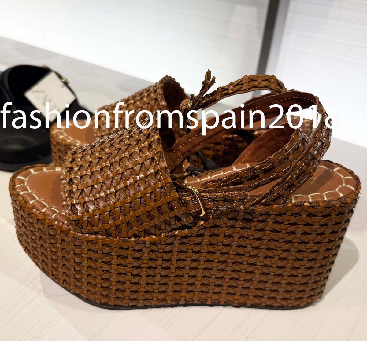 ZARA【NEW】BRAIDED SHOES WITH LACES BRAIDED SHOES WITH LACES - Red | ZARA United States