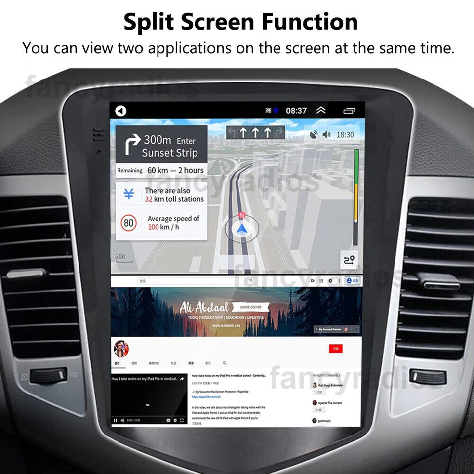 Android 11 2Din Car Radio Stereo For Chevy Cruze 2009-2015 GPS Navi BT Wifi USB - Image 4 of 4