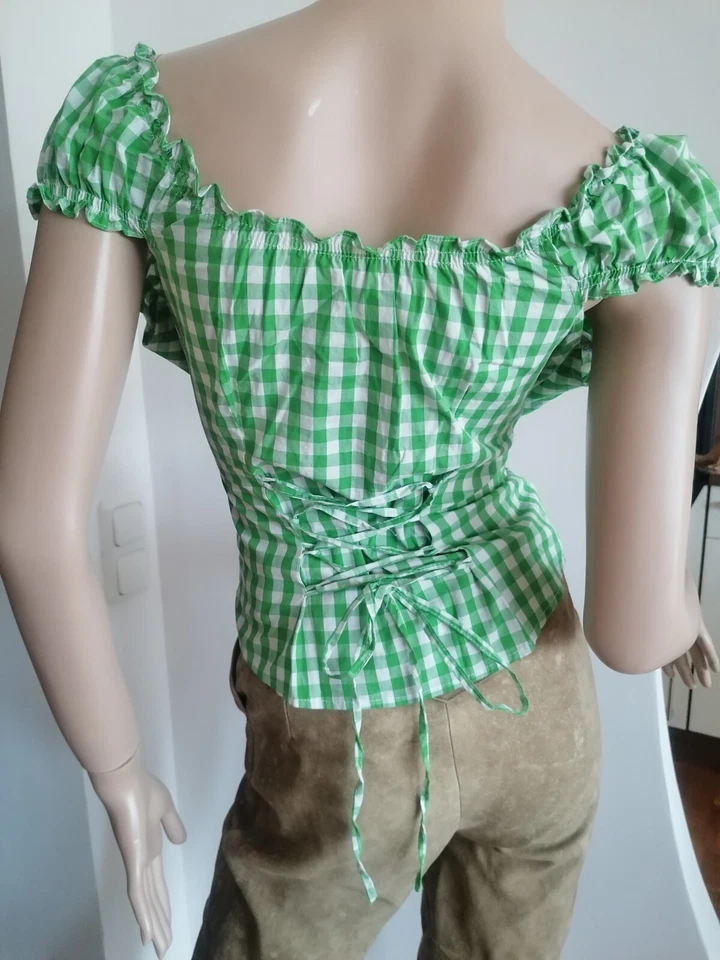 Lederhose Gr. 38 Alt Salzburg Trachten Damen Hose Wiesn Oktoberfest Dult Wildled - Bild 3 von 4