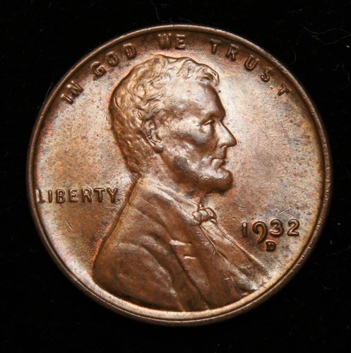 1932-D Lincoln Wheat Cent  UNC+