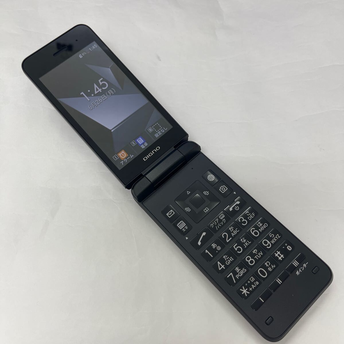 KYOCERA A202KC DIGNO KEITAI 4 FLIP PHONE ANDROID Black