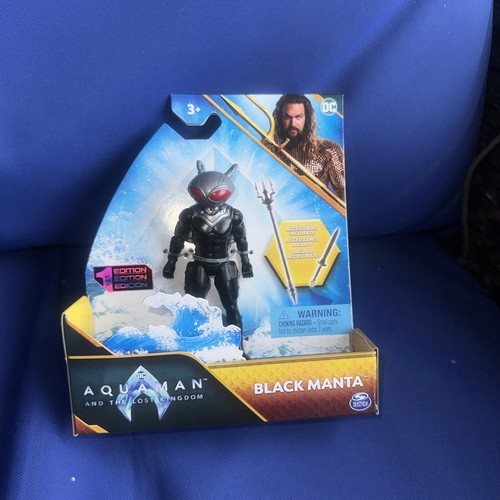 Figura de acción DC Aquaman & The Lost Kingdom - BLACK MANTA - 4" NUEVA ENVÍO GRATUITO - Imagen 2 de 3