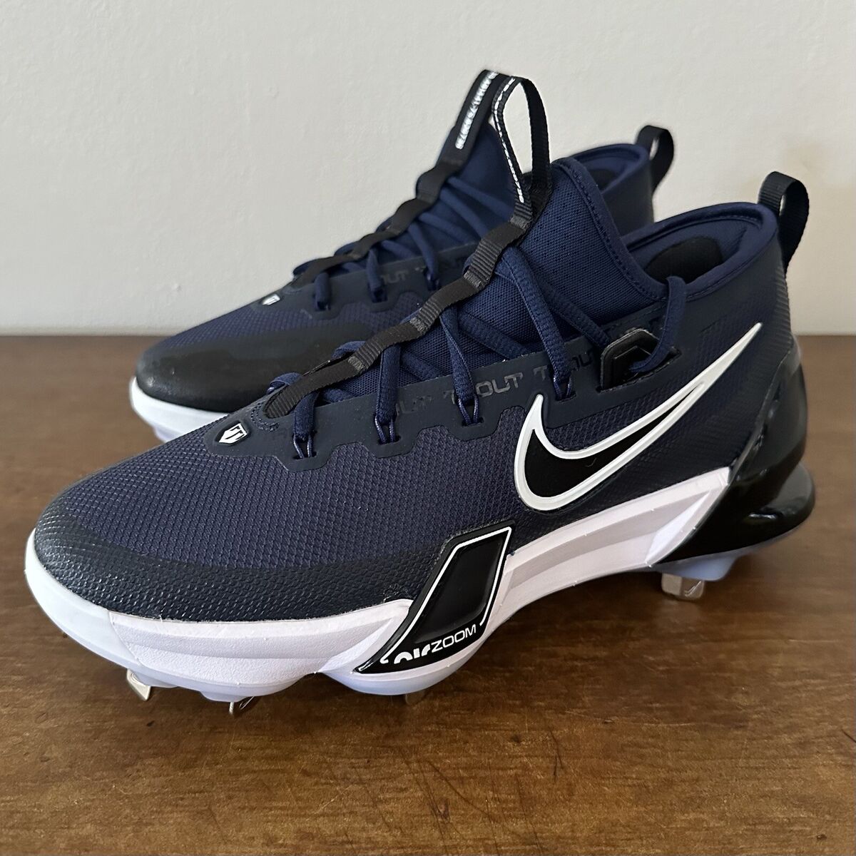 Nike Force Zoom Trout 9 Elite Metal Navy Blue Baseball Nike Force Zoom Trout 9 Elite Metal Navy Blue Baseball