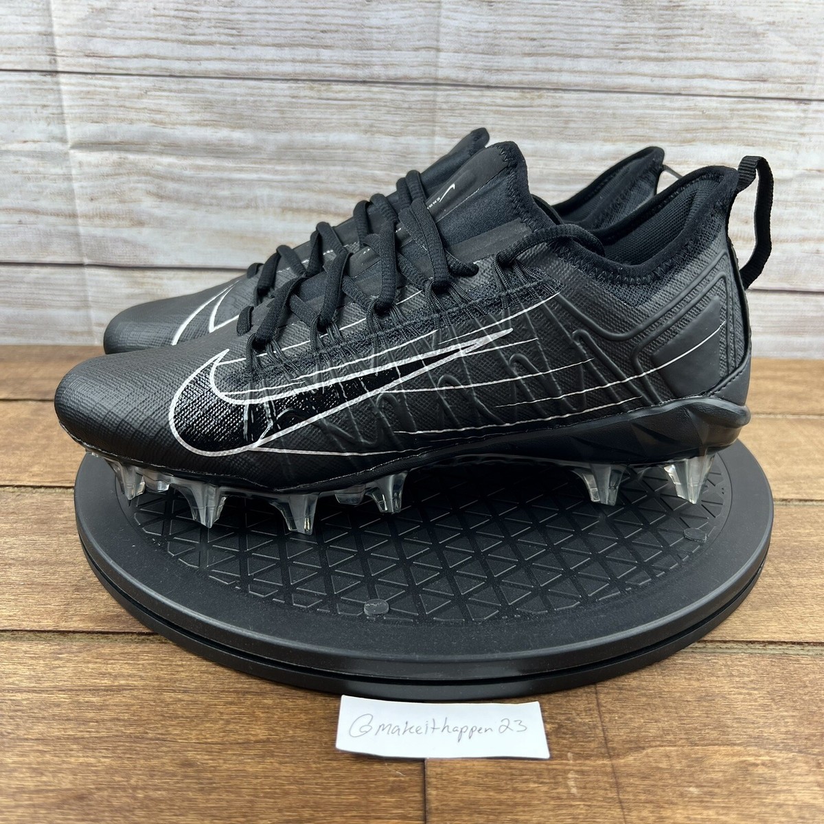 NIKE アルファ ハラチ7プロ　28cm Nike Alpha Huarache 7 Pro LAX Lacrosse Black Cleats AR3144-001 Men