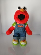 Vintage Elmo Sesame Street Lets Pretend Talking Toy Doll Fisher Price 1999
