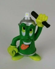 The CAN CREW Urban Spray Cans Pilot Green figurine collectible retired 1.5"