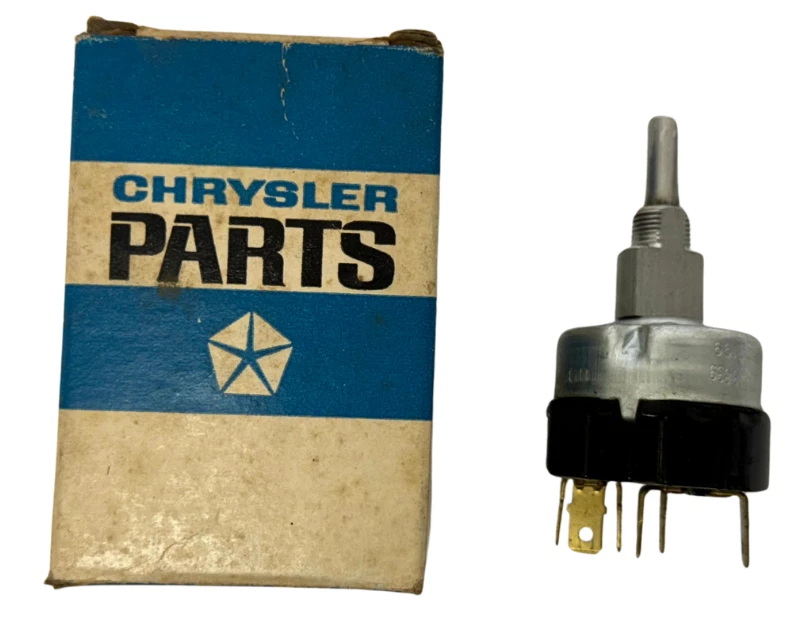 Interruptor limpiaparabrisas Dodge Plymouth Valiant Dart 1973-1974 2 velocidades 3488839 nuevo de stock Foto 2 de 4