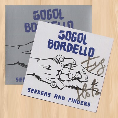 AUTOGRAPHED----  GOGOL BORDELLO Seekers and Finders CD Regina Spektor       0117