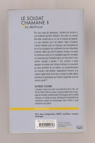 ROBIN HOBB - LE SOLDAT CHAMANE 1 - LA DECHIRURE - Picture 2 of 2