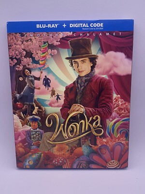 Wonka (Blu-Ray, Digital, w/Slipcover, 2024)