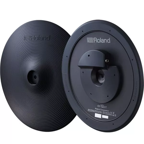 Fast Shipping! Roland CY-12C-T Electric Drum Crash V-Cymbal 12-Inch Black NEW