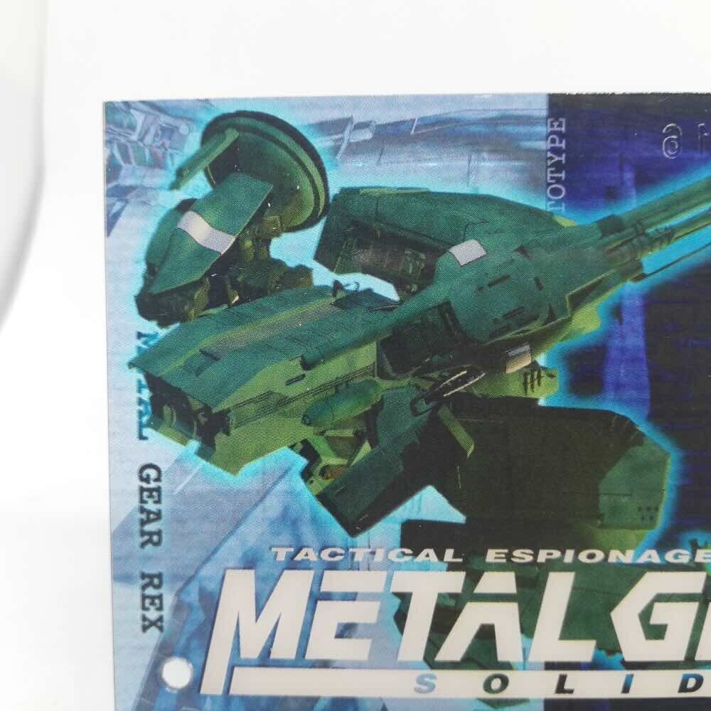 067 Metal Gear Rex Metal Gear Solid Trading card Plastic Back