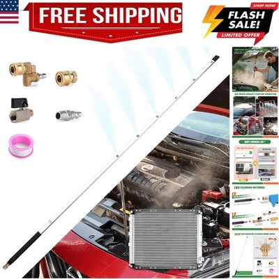 40 Inch Pressure Washer Wand for Car Radiator Cleaning Tools, Dual-Use Radiat...