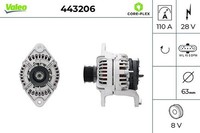 Valeo Generator 443206 FüR Alfa Romeo Alpina Audi Bmw Buick Cadillac Checker