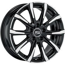 ALUFELGE MSW MSW 79 FUR VOLKSWAGEN GOLF VI 7X18 5X112 GLOSS BLACK FULL POLISHED