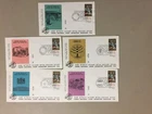 Five Israel Expo TABIRA 1968 sp covers with diff pictures