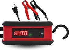 Electric Battery Charger and Maintainer, Three-in-One Fully Automatic Design