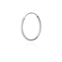 Einzel 925 Sterling Silber Creole Ohrring Ohrschmuck OhrhäNger 18Mm 5163