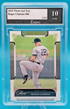 2024 Panini Three and Two /99 Roger Clemens #84 Yankees GRADED GEM MINT 10