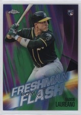 2019 Topps Chrome Freshman Flash Green Refractor 65/99 Ramon Laureano #9 7k8