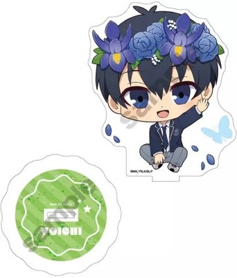 Bluelock Yoichi Isagi acrylic stand flower crown collectible figure