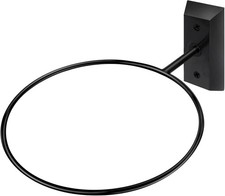 Basketball Holder Wall Mount, Holds Basketball, Football, 1, Black wood