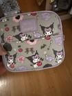 Sanrio Kuromi Pencil Case Pouch Gray Purple Pink Black Zip Zipper Closure — photo 2