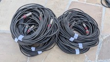 4 x Neutrik XLR Male to Female microphone cable 10m long