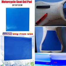 Almohadilla de gel para asiento de motocicleta Cojín de asiento Alfombrillas de absorción de impactos Cojín suave Fresco