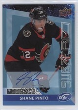 2021-22 Upper Deck Ice Sub Zero Rookie Blue Auto Shane Pinto #SZ-32 Auto 11jd