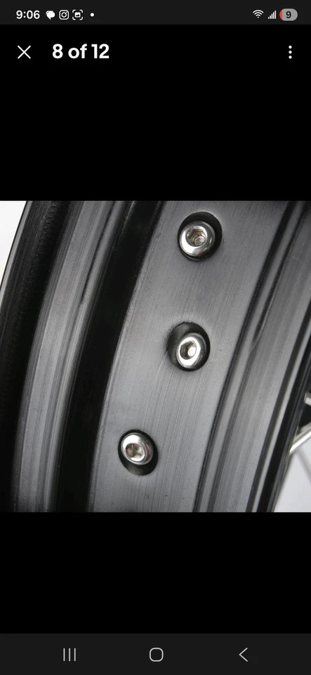 Conjunto de 2 rodas 17" Supermoto aros EXC SX SXF EXC-F XC XC-W 125-540 690 Enduro R - Imagem 3 de 4