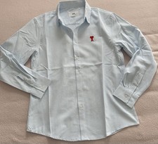 AMI Paris Hemd marineblau - Herz Logo - Grö�...