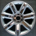 22" CADILLAC ESCALADE 2015-2021 OEM WHEEL RIM SILVER WITH CHROME INSERTS 4739
