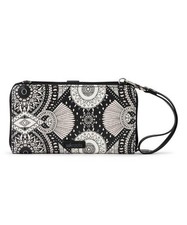 New NWT Sakroots Artist Circle Black White Wanderlust Smartphone Crossbody Purse