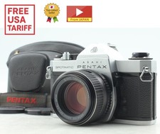 MINT Pentax Spotmatic F SPF Silver 35mm Film Camera 50mm f/1.4 Lens From JAPAN