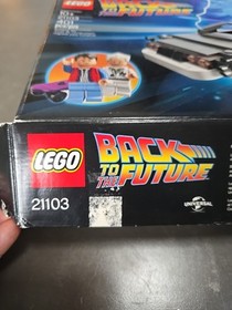 LEGO 21103 Back To The Future DeLorean Time Machine Box ONLY