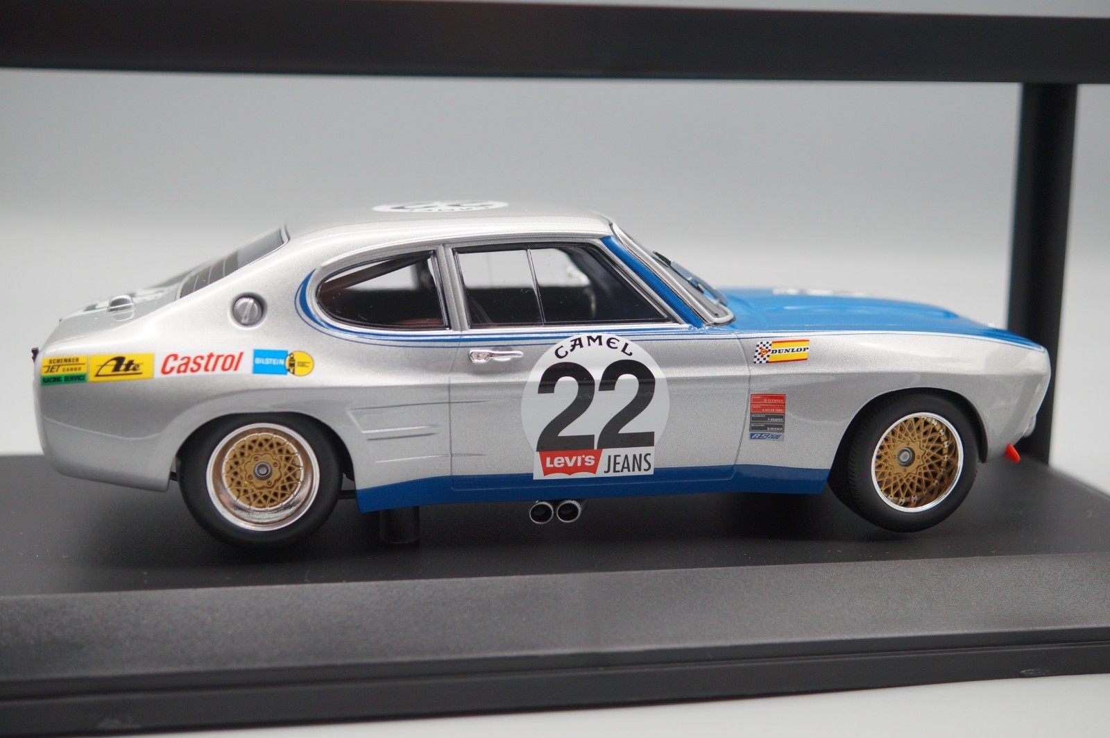 Minichamps Ford Capri RS 2600 #22 Jägermeister DRM 1973 1:18 – Nummerierte Erstauflage inkl. Zertifikat & Originalbox – Bild 6