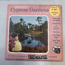 Cypress Gardens Florida Sawyer's View-Master 3 Reel Packet Set  A961
