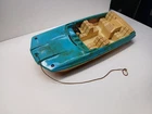 Rare Turquoise Vintage Tonka Boat