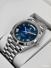 NEW 2025 Rolex Day-Date 40mm 228239 Presidential White Gold Blue Ombre Dial 5