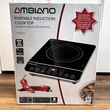 Ambiano Portable Induction Cooktop 1800 Watt Banquet Holiday Party Work Event