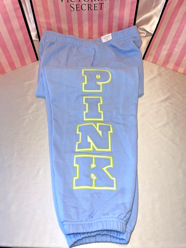 Vintage 2000’s Victorias Secret pink blue sweatpants